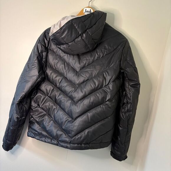 Burton Puffer Jacket Quilted Design Hood Women's M great preworn condition - Picture 4 of 12